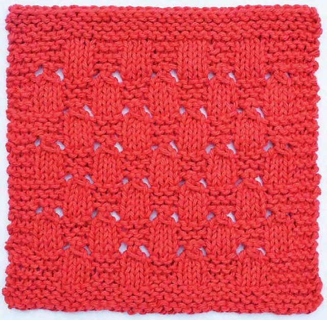Acorn Pattern Washcloth