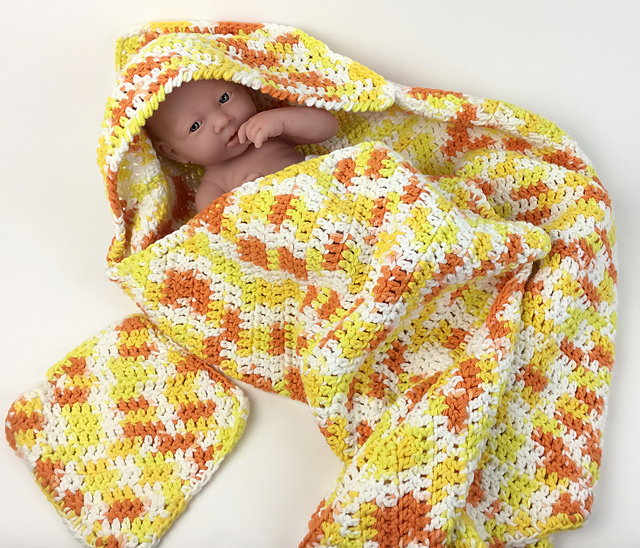 Hooded Baby Towel and Washcloth