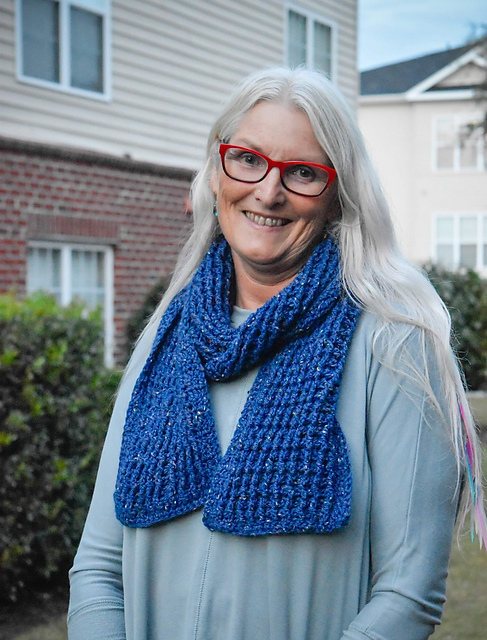 Blueberry Filling Scarf