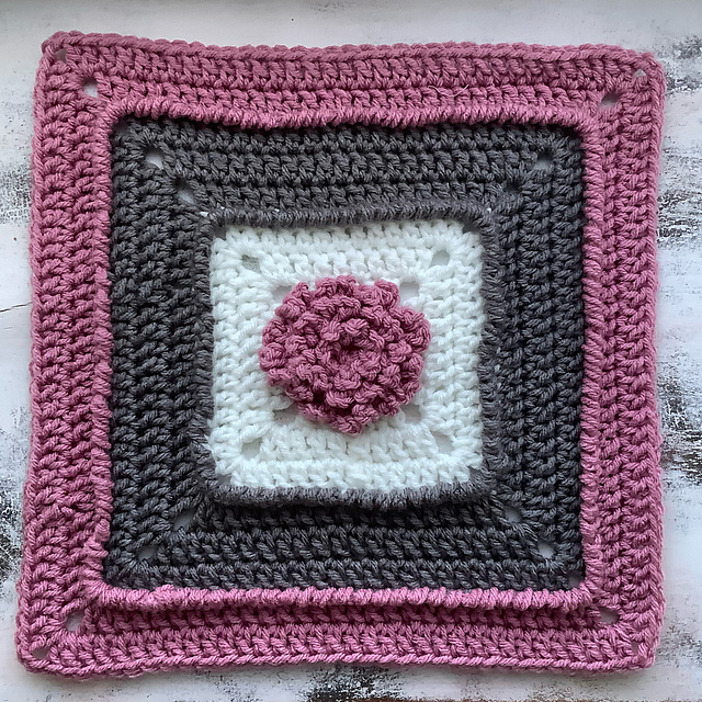 Framed Carnation Square