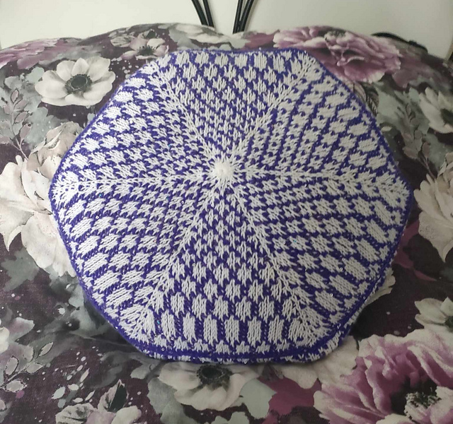 Sparkling Christmas Hexagon Cushion