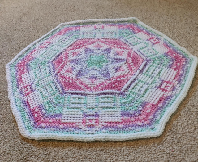 Hexagon Snowy Houses