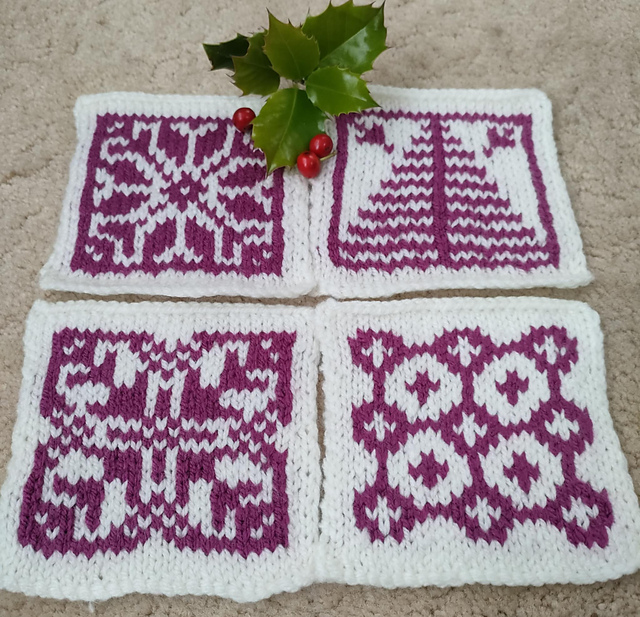 Vintage Norwegian Tiles Dec 2knit