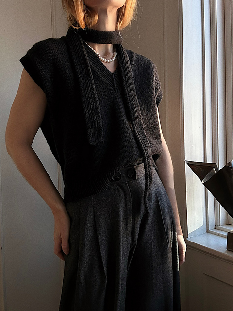 トップス NKNIT V-neck KNIT vest Cotton Blend Textured V-Neck Knitted Vest | M&S Collection | M&S