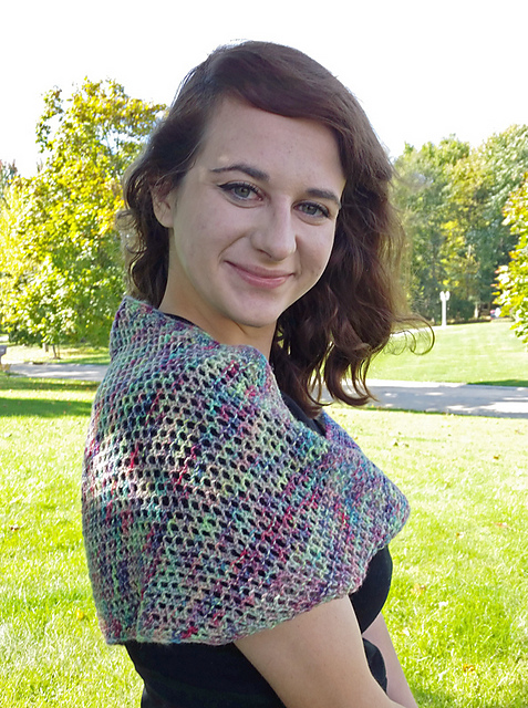 Trellis Shawlette