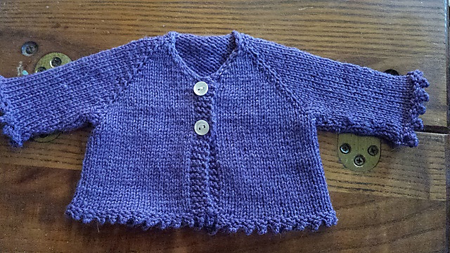 Thumbelina Preemie Cardigan