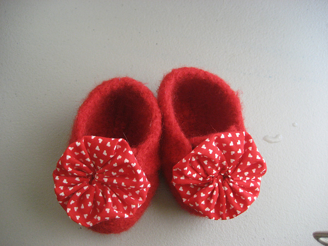 Infant's Felted Shoes