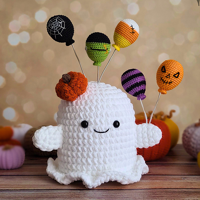 Halloween balloons and Ghost