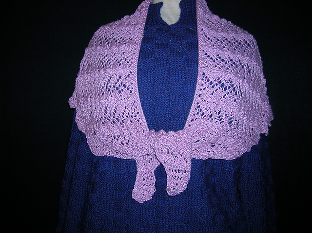 Balmoral Lace Triangle Shawl