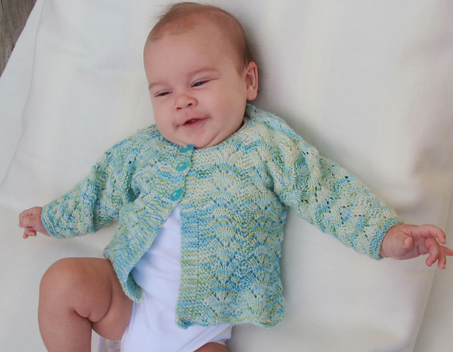 Lace Baby Cardigan No.33