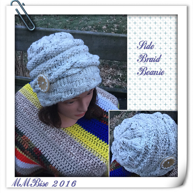 side braid beanie