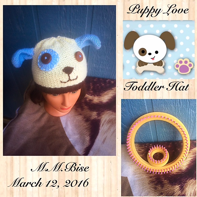 puppy love toddler hat