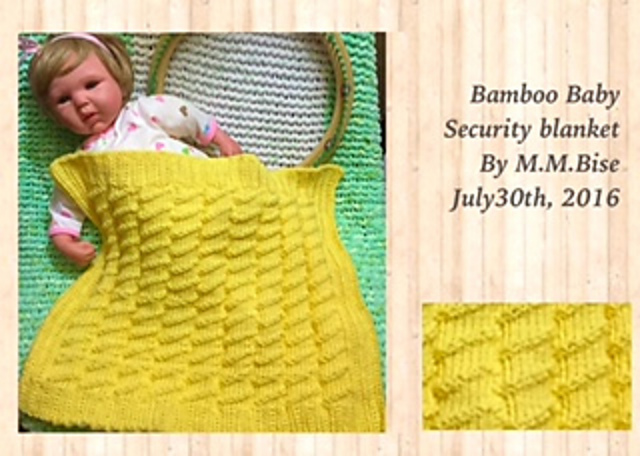 Bamboo Baby security blanket