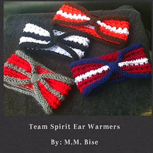 team spirit ear warmers