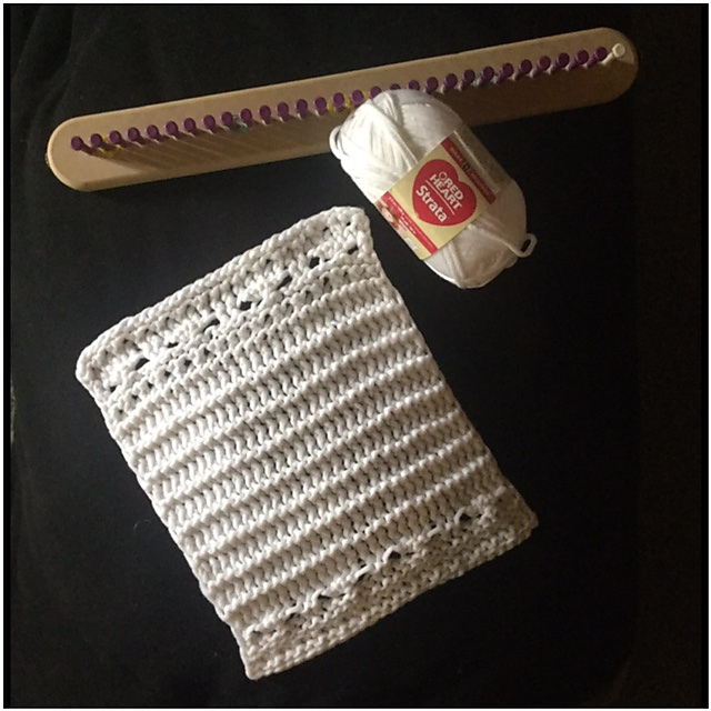 Shells & Purls washcloth