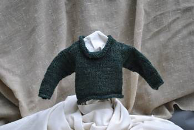 Roll Neck Drop Sleeve Pullover