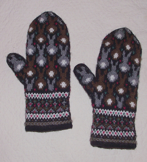 Bunny and Frog Mittens