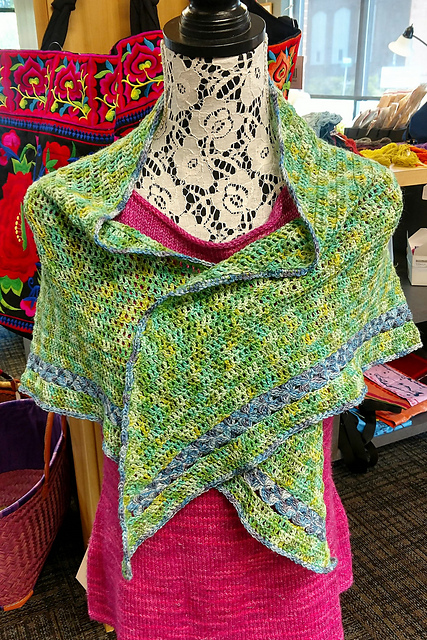 Nettle Rose Shawl