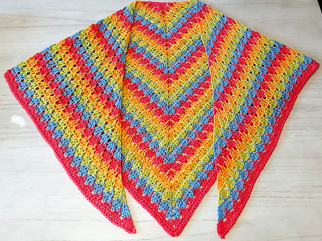 Spiked Sangria Shawl