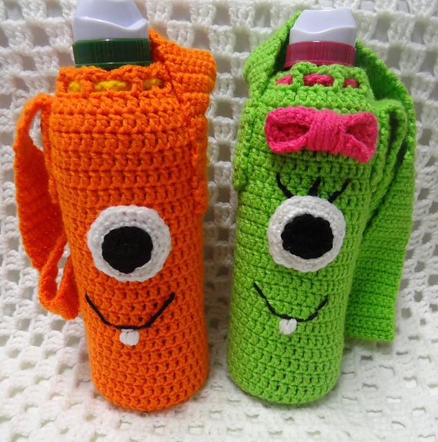 Monster Water Bottle Totes