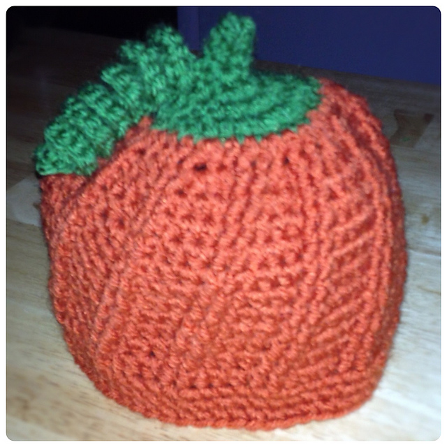 Pumpkin hat for a punkin