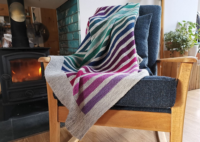 Ravelry: Scottish Rainbow Blanket pattern by Fay Dashper-Hughes