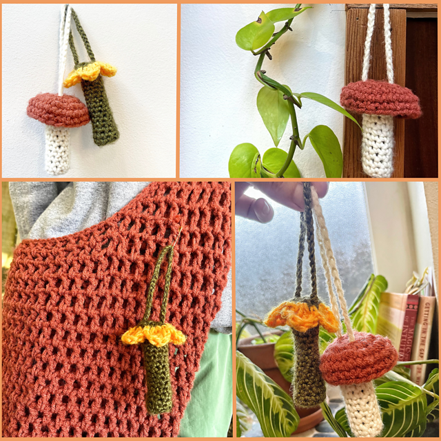 Spring Woodland Crochet Lip Balm Holder (2-in-1)