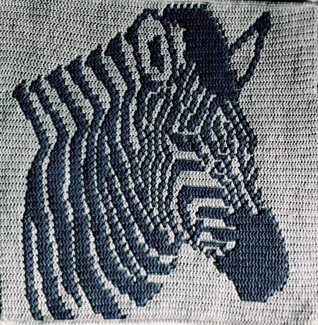 Zebra Mosaic Overlay