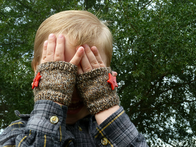 Quick Fingerless Gloves for Toddlers