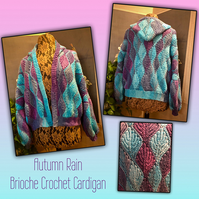 Ravelry: Autumn Rain Brioche Cardigan pattern by MadStash Designs