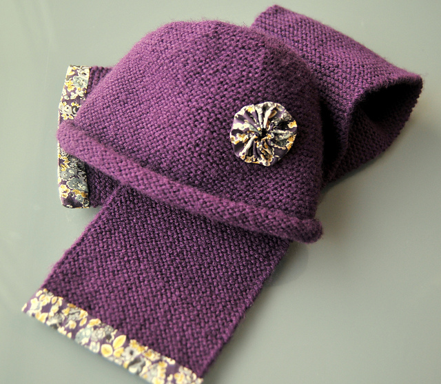 Baby's Cashmere Scarf and Beanie Hat