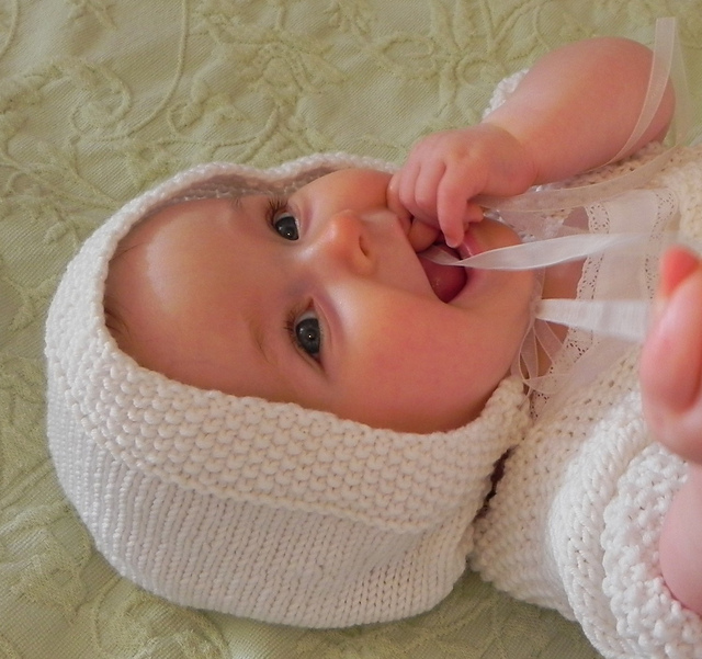 Traditional French Baby Bonnet