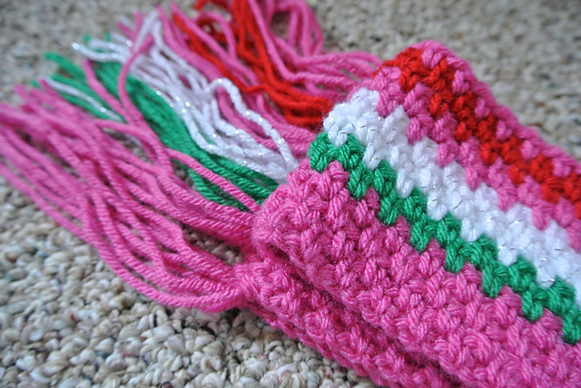 Candy Apple Child's Scarf
