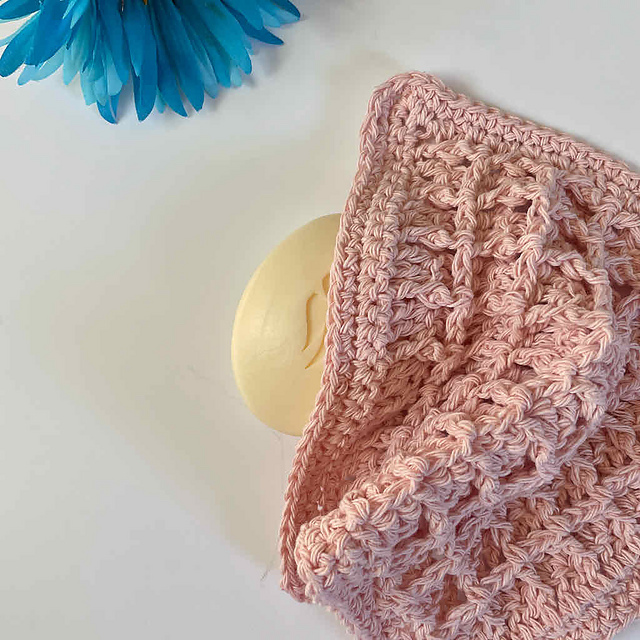Waffle Stitch Washcloth