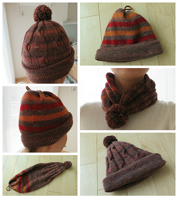 Reversible Hat and Neck Warmer