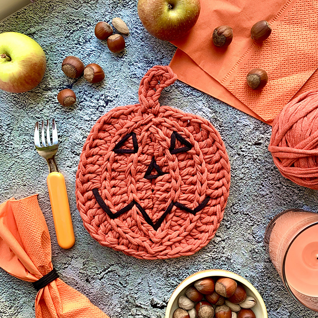 Halloween Pumpkin Coasters