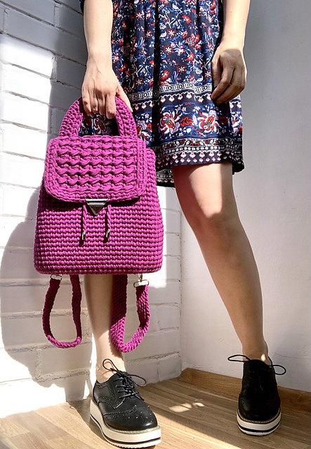 Backpack with flap