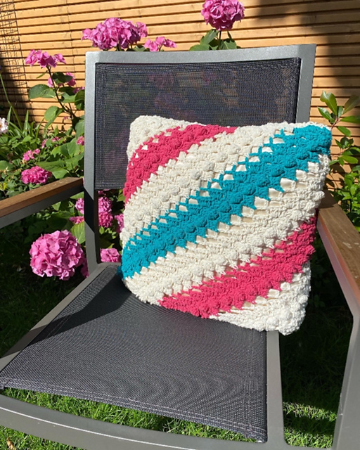 Bobbly Summer Pillow