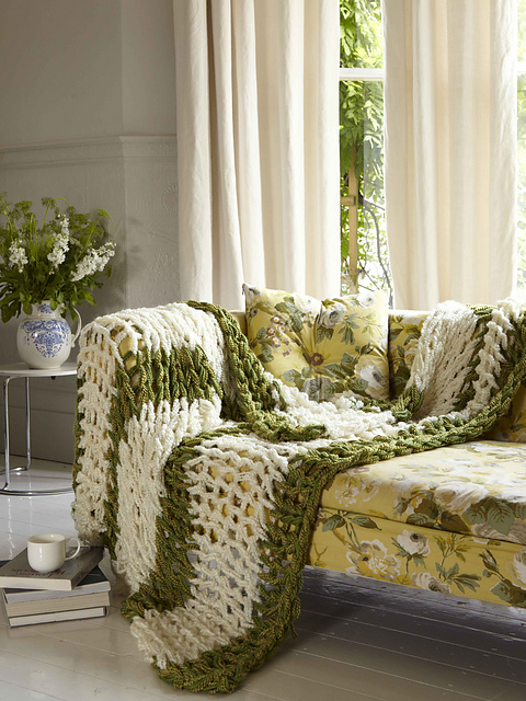 Cozy Striped Throw