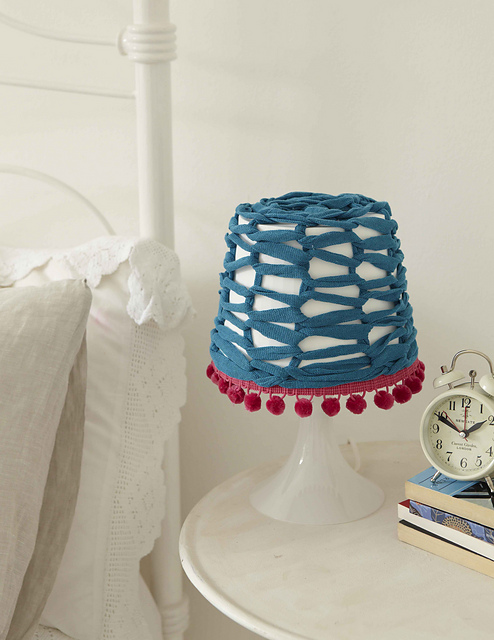 Pom Pom Lampshade Cover