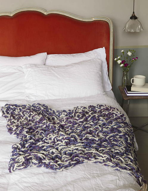 Seed Stitch Throw