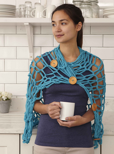 Multi Wear Button Scarf