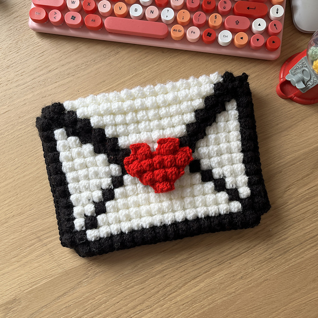 Pixel Envelope Book Sleeve