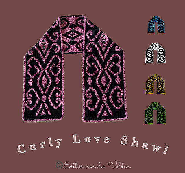 Curly Love Shawl