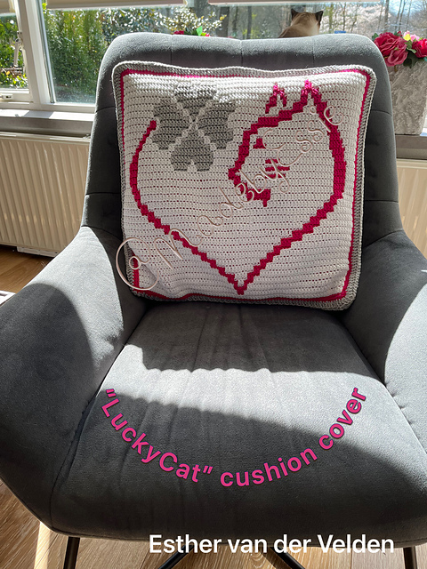 LuckyCat cushion cover