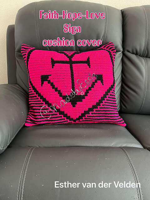 FaithHopeLoveSign cushion cover