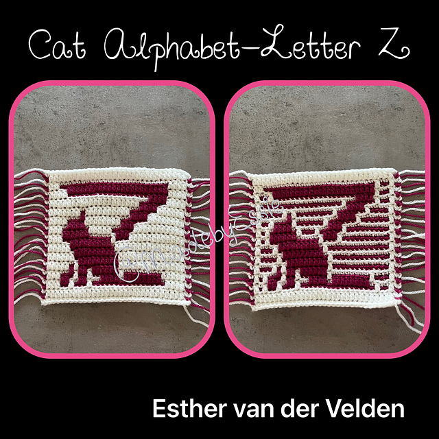 Cat Alphabet Letter Z