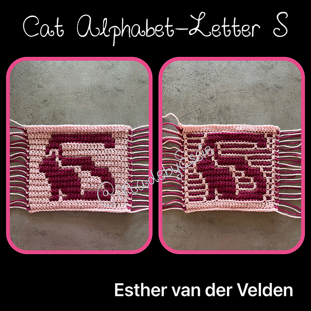 Cat Alphabet Letter S