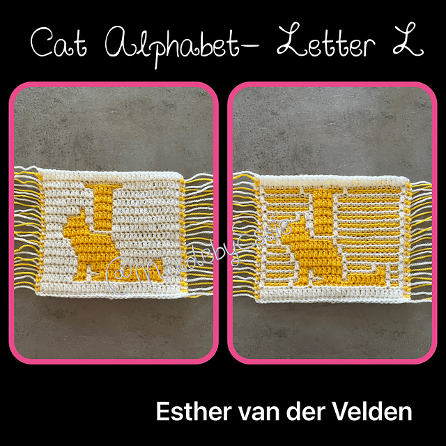 Cat Alphabet Letter L