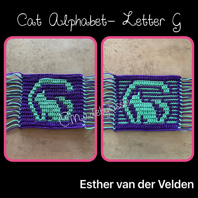 Cat Alphabet Letter G